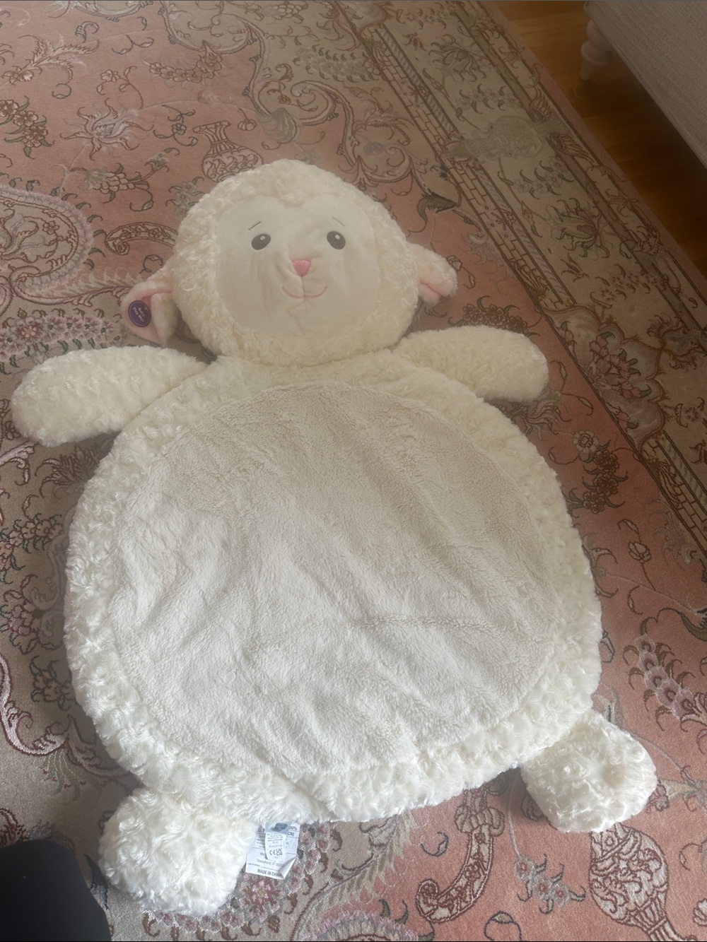 Plush Lamb Play Mat - Cream Kids Accessory